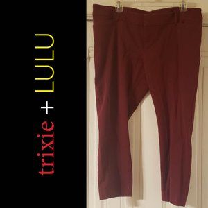 16 Red Capri Pants, Super Comfy!!